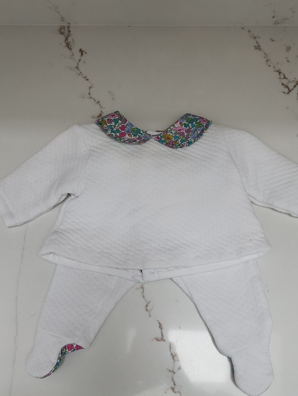 Jacadi Baby Two-Piece Set with Liberty Trim